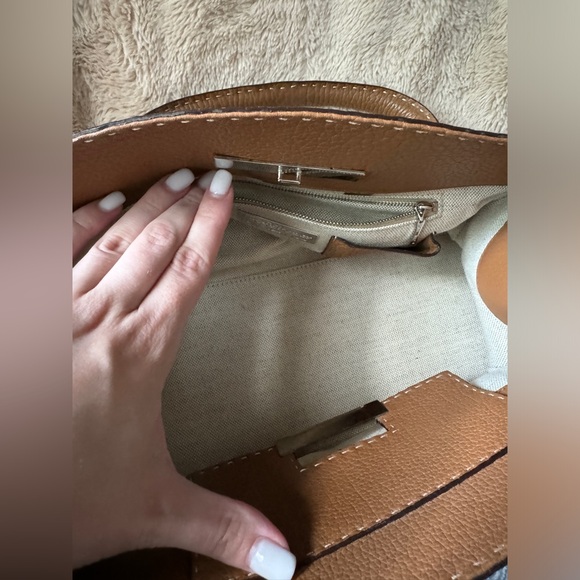 VBH Via First Edition Tan Calfskin Handbag - Picture 8 of 14